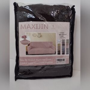 Maxijin Stretch Loveseat Cover in Dark Brown